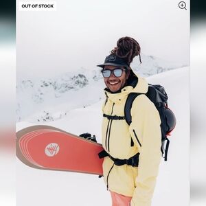 NWT Men's Burton AK Helitack GORE-TEX 2L Stretch Ski Jacket, Buttermilk, Medium